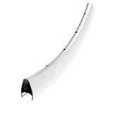 Silver Halo Aerotrack 27mm Aero rim for 700c road and track bikes with 32 spokes, designed for aerodynamic performance.