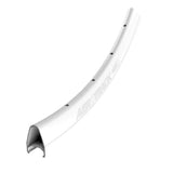White Halo Aerotrack 27mm Aero rim for 700c road and track cycling with 32 spokes, lightweight and aerodynamic bicycle wheel component.