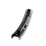 Halo T2 24-inch road bike rims for enhanced speed and aerodynamics, showcasing sleek carbon fiber components.