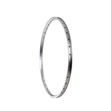Halo White Line Classic 26-inch MTB rims with stainless steel eyelets, available in 32H and 36H options, for mountain biking.