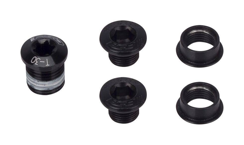 FSA Chainring Bolt Kit for Megatooth (×3, Black) | Swinnerton Cycles