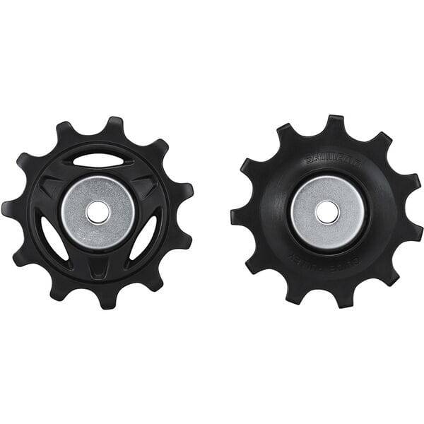 Shimano CUES MTB rear derailleur tension and guide pulley set, bike components for smooth shifting performance.