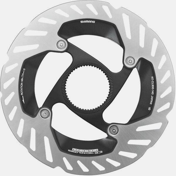 Shimano Dura-Ace RT-CL900 Ice Tech FREEZA 140mm center lock brake rotor with lockring for high-performance bike components