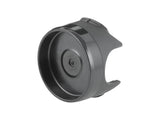 Trek 2024 Supercaliber IsoStrut aft oil plug in black for suspension seal replacement, showing close-up of the component.