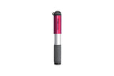 Topeak Race Rocket portable bike hand pump with Presta and Schrader valve adapters, compact cycling accessories for inflating tires.