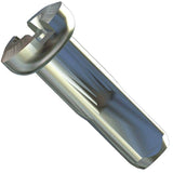 Silver Sapim BAT Reduction Adapter Nipples for bicycle wheels, 13G head, bike wheel components, designed for precise wheel building.