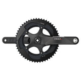 SRAM Red GXP 175mm road bike crankset with 50-34T chainrings, black components for 11-speed road cycling.
