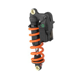 Fox DHX Live Valve Neo rear shock with sensor, electronic suspension component, featuring adjustable damping and high-performance design.