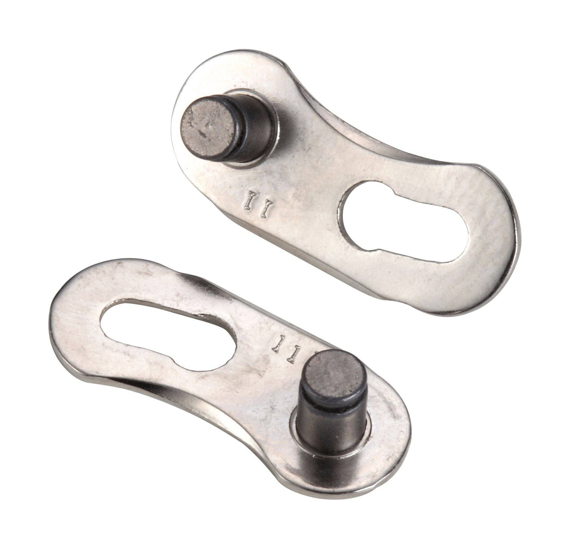 BBB BCH-11S SmartLink 11-speed chain connector for BBB bike chains, shown connected on a bicycle chain.