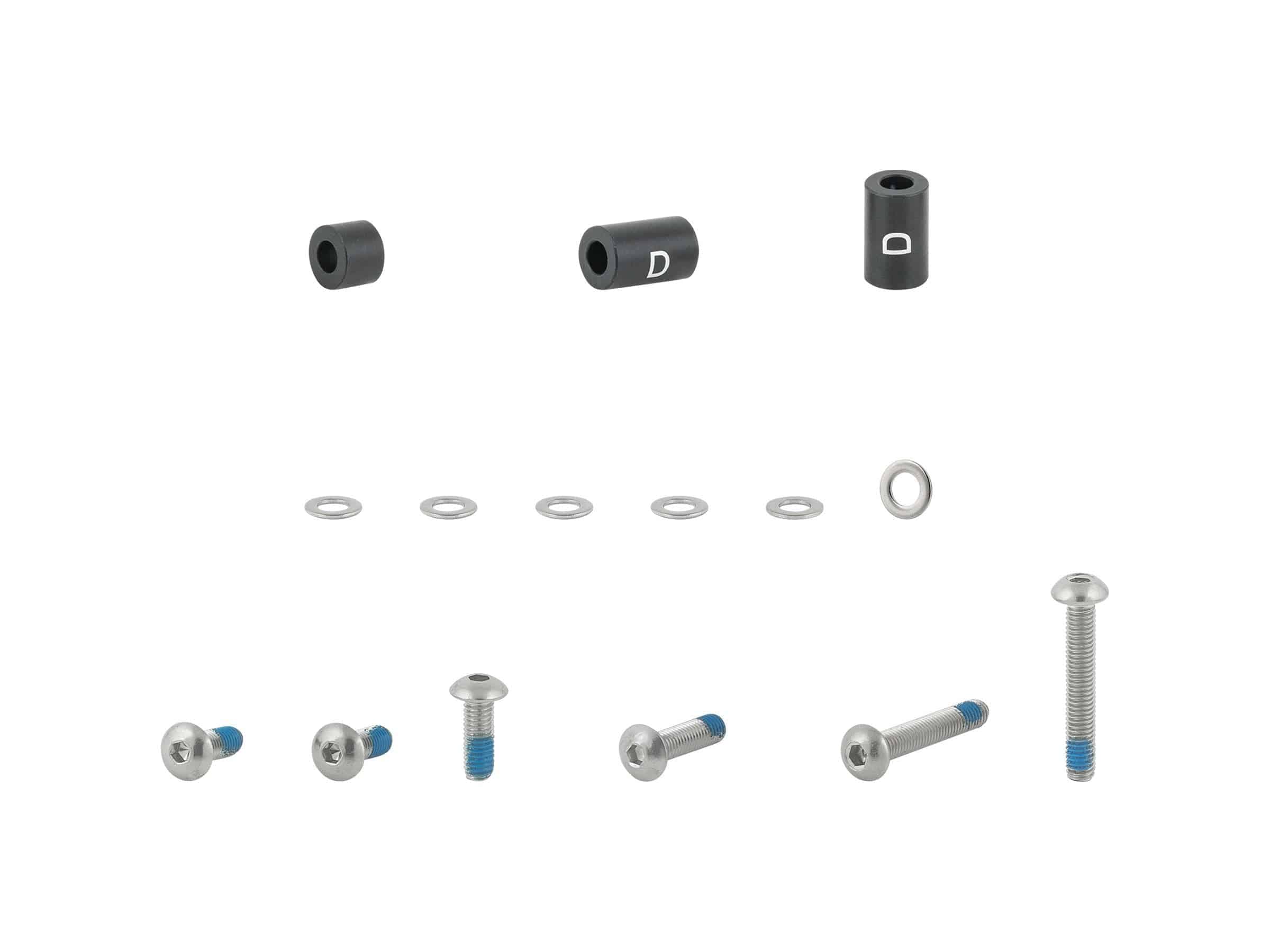 Trek Marlin+ Rack and Fender Hardware set Silver/Black M5 x Kit | Swinnerton Cycles
