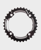 Race Face Turbine 11-speed chainring for XC mountain bikes, black, 104/64 BCD, component for bike drivetrain.