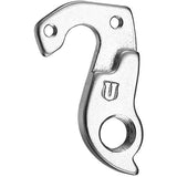M Part gear hanger for Haibike bike, silver anodized, one size component, designed for precise fitting and durability.