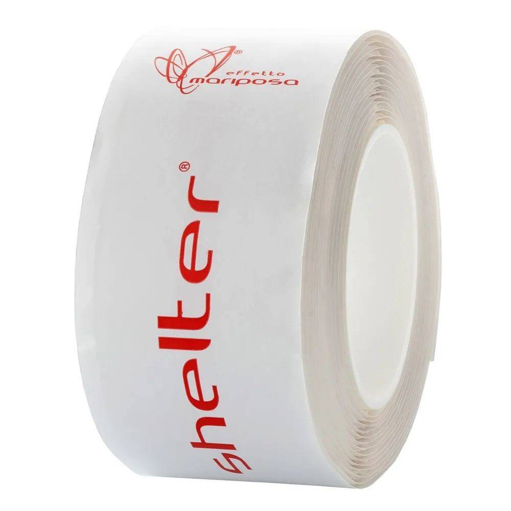Effetto Mariposa Shelter 1.2mm bike frame protection stickers, close-up of clear adhesive film on bike frame.