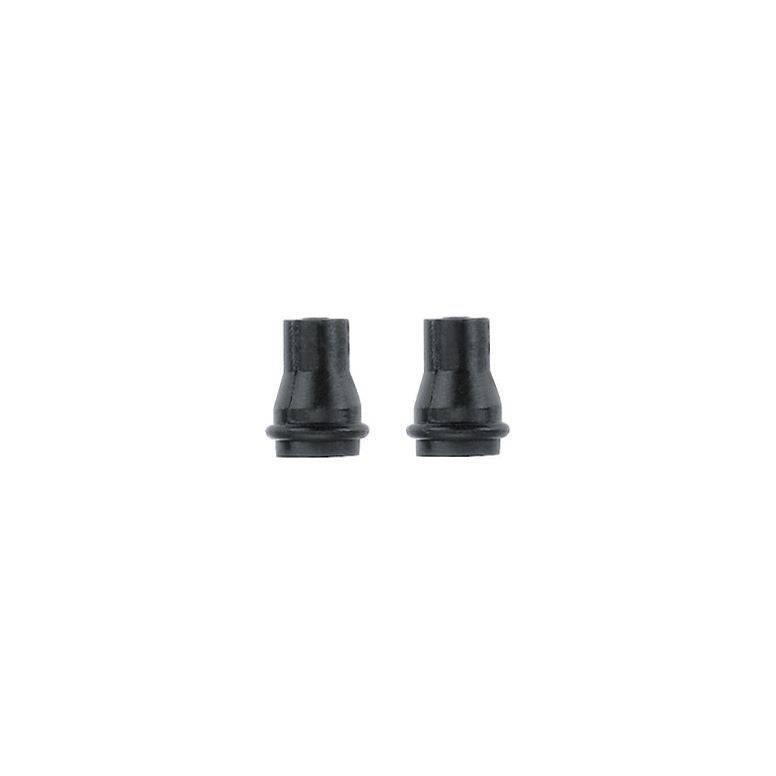 Jagwire Grub Seals in black for Elite sealed kits and Shimano Di2 frame ports, shown in a 10-pack for bike component protection.