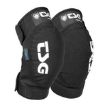 TSG Youth Knee Guard Escape for mountain biking, padded knee protection, black and gray design, flexible and secure fit