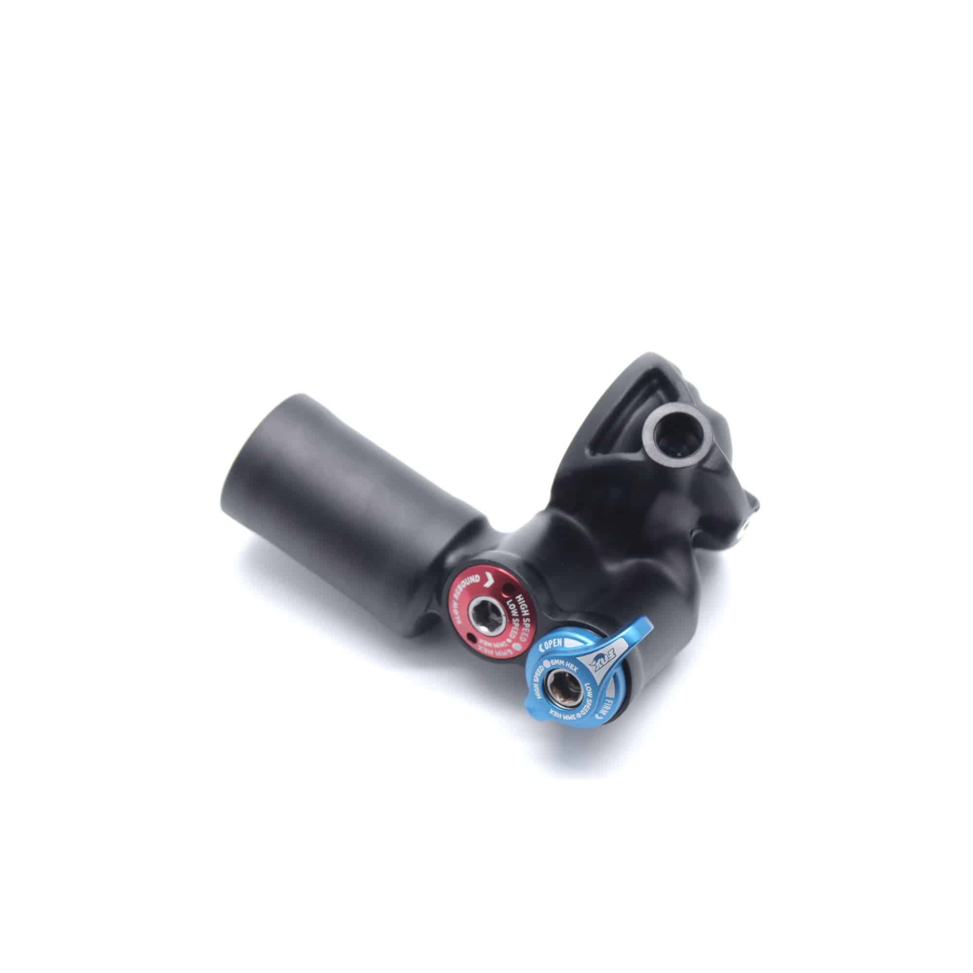 Fox Shock Float X2 Trunnion assembly with 2-position adjustable F-S eyelet for 2018 mountain bike suspension components.