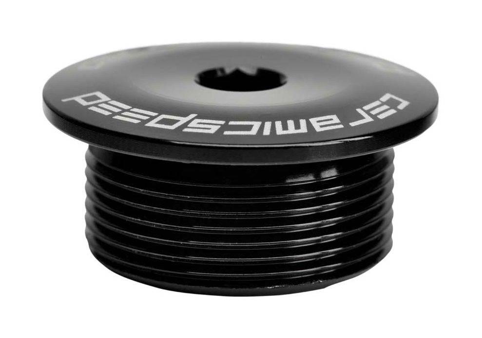 CeramicSpeed preload bolt for 24mm Shimano cranks, a durable replacement component for bike cranksets.