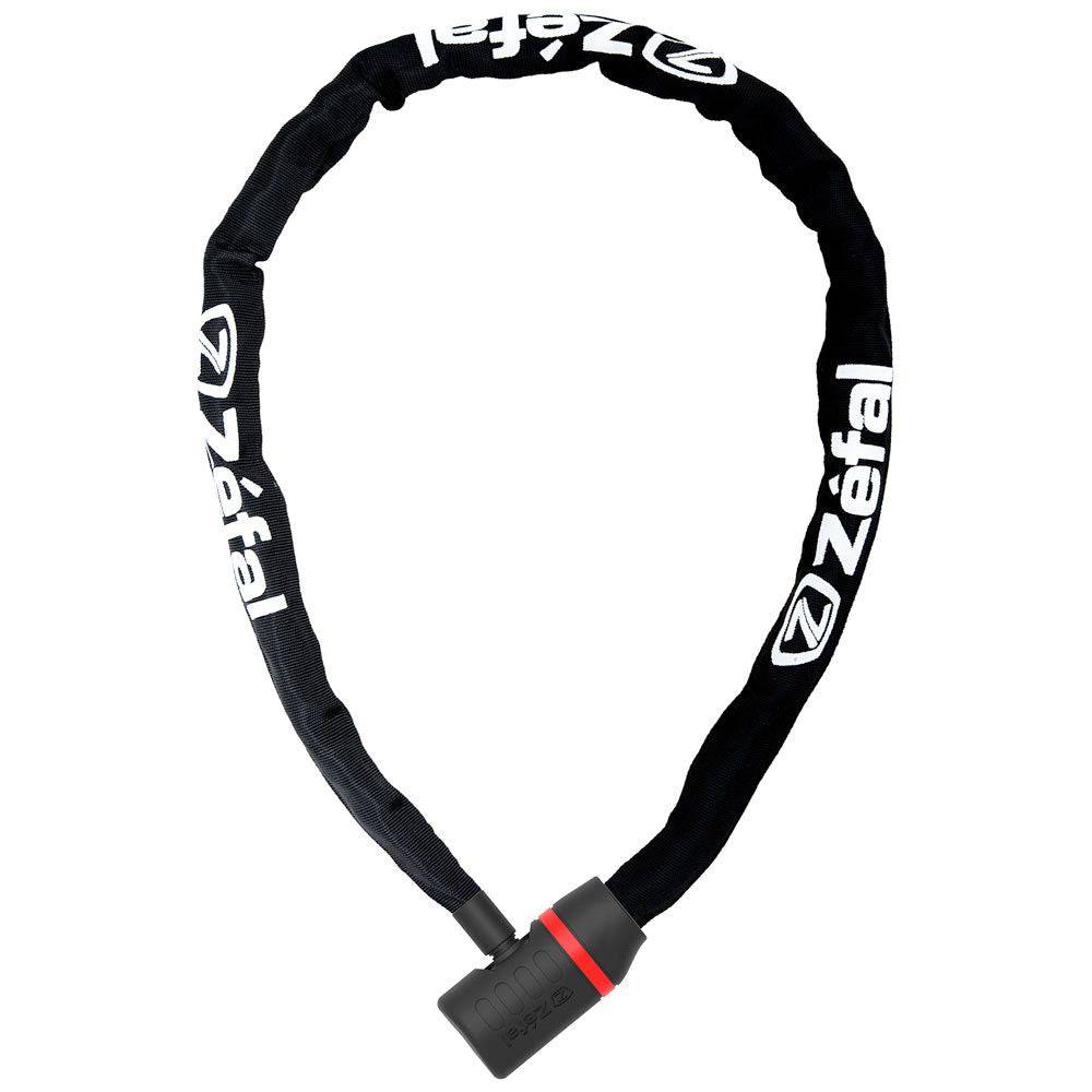 Zefal K-Traz M14 chain lock with Z Safe key security system, 120cm long, durable bike accessories for secure locking.