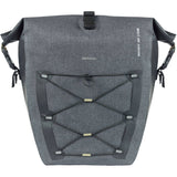Basil Panniers & Bags - Navigator Storm L single pannier bag 25-31L black | Swinnerton Cycles