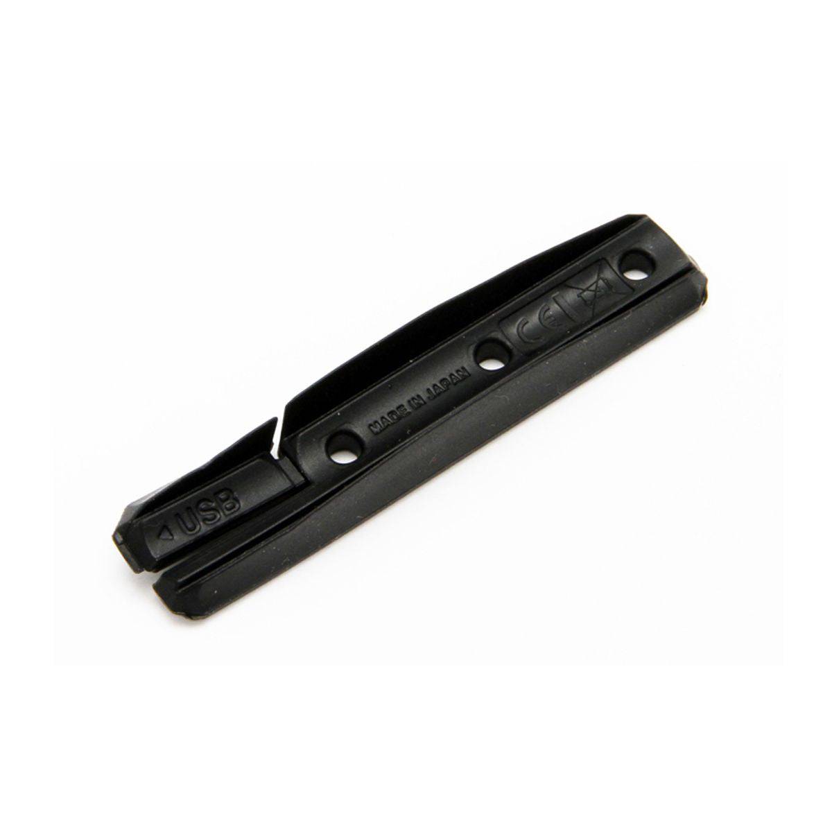 CatEye Rapid X2 cycling light replacement rubber back cover showing secure fit and durable material for accessory protection.