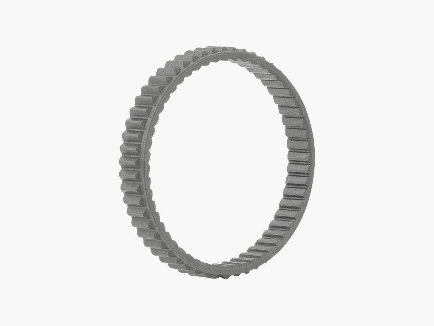 Grey Bontrager Rapid Drive 108XC rear drive ring for Boost 148mm OLD hub, showcasing the component's detailed design.