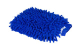 Morgan Blue dual-sided microfiber glove for bike cleaning, designed for workshop use with soft, lint-free material.