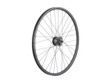 Bontrager Kovee TLR Dynamo 27.5-inch MTB front wheel with 6-bolt disc brake, tubeless-ready, black, 32H spokes, mountain biking component