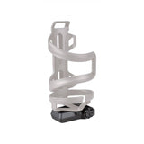 Topeak Dualside Cage Pro bike bottle cage with toolbox, black, reversible design, mounted on bike frame.