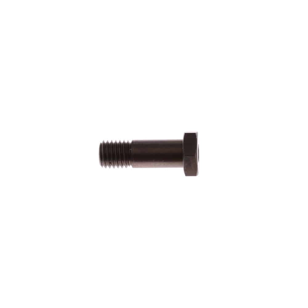Fox Piston Bolt RD Adjust rear shock component, showing the 1.070 bore and 0.725 shock shaft length with black metal finish.