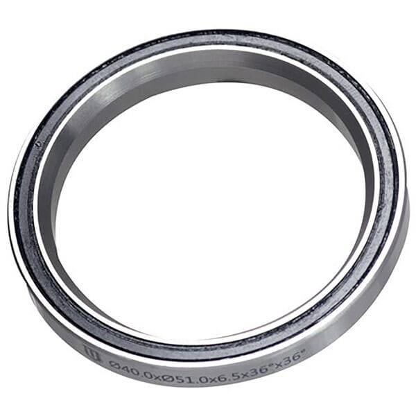 M Part bicycle headset bearing 40x51x6.5mm, pre-greased cartridge, suitable for bike components, with 36mm diameter rings.