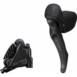 Shimano GRX BL-RX610 GRX hydraulic disc brake lever bled with BR-RX410 calliper, left rear