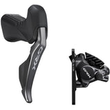 Shimano GRX ST-RX815 GRX Di2 11-speed STI bled with BR-RX820 calliper