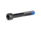Black Trek Fuel EX 29 lower shock bolt M8 x 60mm, replacement component for mountain bike suspension.