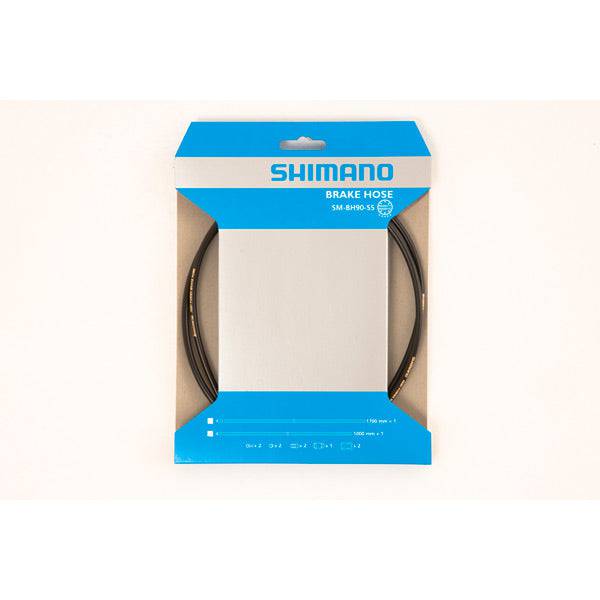 Shimano Deore SM-BH90 disc brake cuttable hose, straight/straight banjo, front, black | Swinnerton Cycles