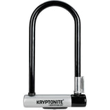 Kryptonite Kryptolok standard U-lock with FlexFrame bracket, securely locking a bike for protection.