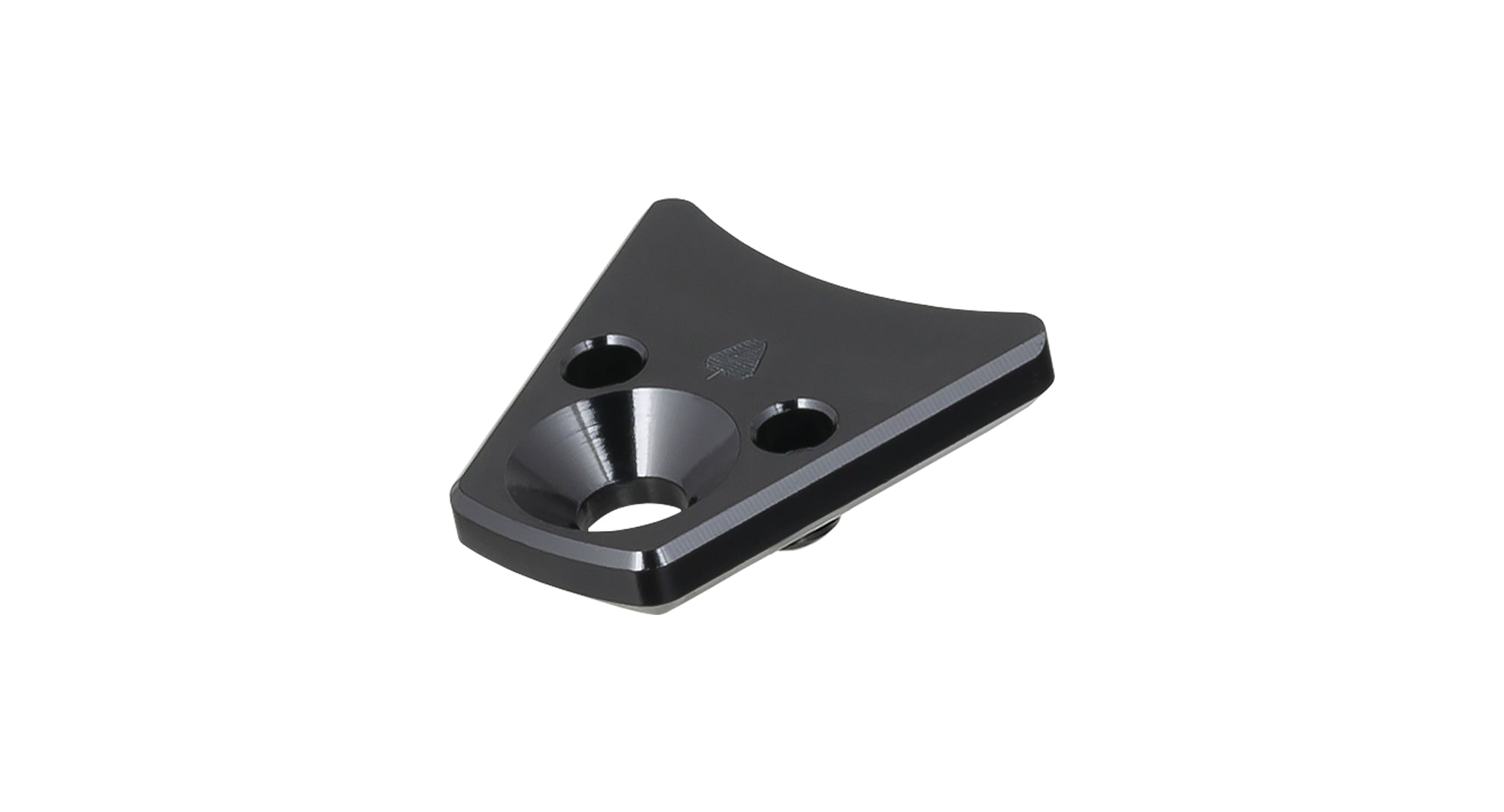 Trek Knock Block 72-Degree Headset Frame Chip in black, designed for steering protection on bicycle components.