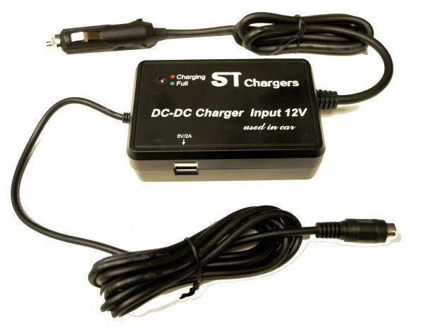 Wisper 375Wh 575Wh Or 700Wh 36V Phono Car Charger 12V 2A For Traditional Bikes Only E-Bike Spares | Swinnerton Cycles