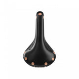 Brooks Swift Chrome road bike saddle with chamfered design, showcasing sleek, stylish component for cycling comfort and performance.