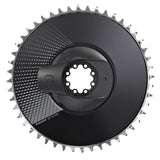 Quarq Powermeter Kit Dm Red AXS D1 Aero (Powermeter Including Chainring): BLACK 50T