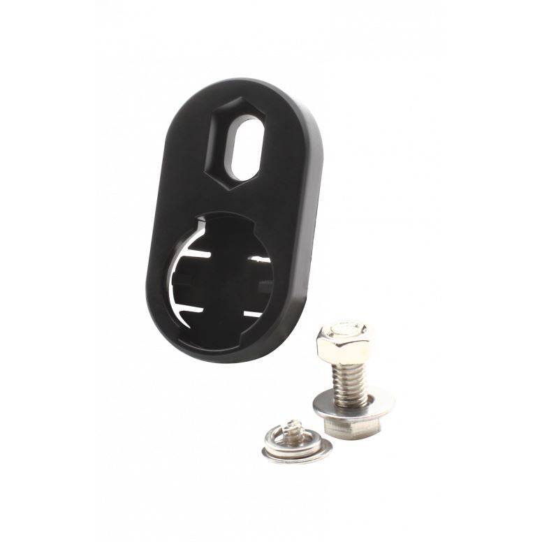 Moon Sport RB-47 rack mount bracket for Helix lights, front and rear bike accessory, durable black metal bike light mounting bracket