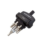 Ritchey torque key tool with six bits for precise bike bolt tightening at 4Nm or 5Nm, shown with bits attached.