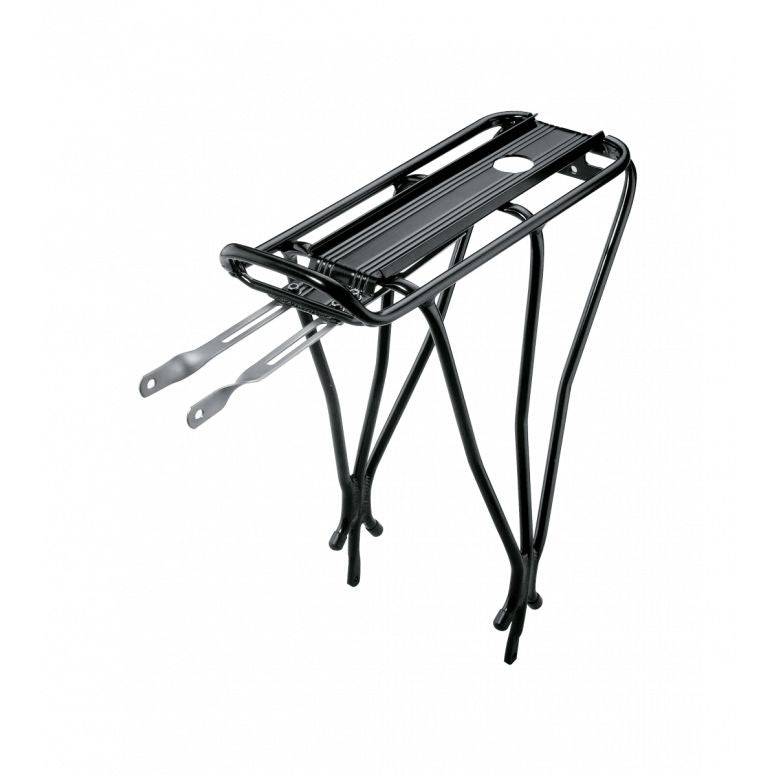 Topeak Babyseat II rack for 26 to 700c bikes, non-disc, with Quicktrack system, shown mounted on a bicycle.