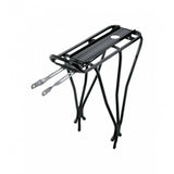 Topeak Babyseat II rack for 26 to 700c bikes, non-disc, with Quicktrack system, shown mounted on a bicycle.