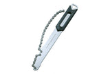 Topeak Chain Whip Sprocket Remover Tool for bike gear maintenance, white and black, shown in workshop setting