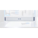 Blue UNIOR workshop holder with parapet channel, measuring 998 x 130 x 55mm, used as a support or holding tool in workshops.