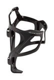 Colnago BC02 Carbon Bottle Cage in gloss black with silver logo, cycling accessory, lightweight and durable for bike hydration.