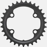 Shimano GRX FC-RX820-2 12-speed double chainring with 31T for gravel bikes, shown with crankset and chainring details.