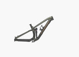 Trek Fuel Ex C MTB frameset with RE:aktiv suspension and internal storage, showcasing the bike frame and suspension details.