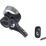 PRO Discover Dropper Seatpost with dropbar lever for easy height adjustment, shown installed on a bicycle component.