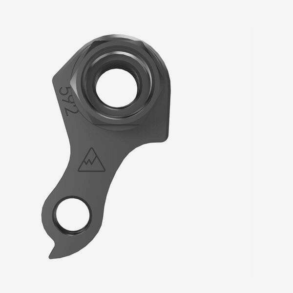 Wheels Manufacturing derailleur hanger dropout 592 for Commencal Furious V3 mountain bike, bike components, black metal part